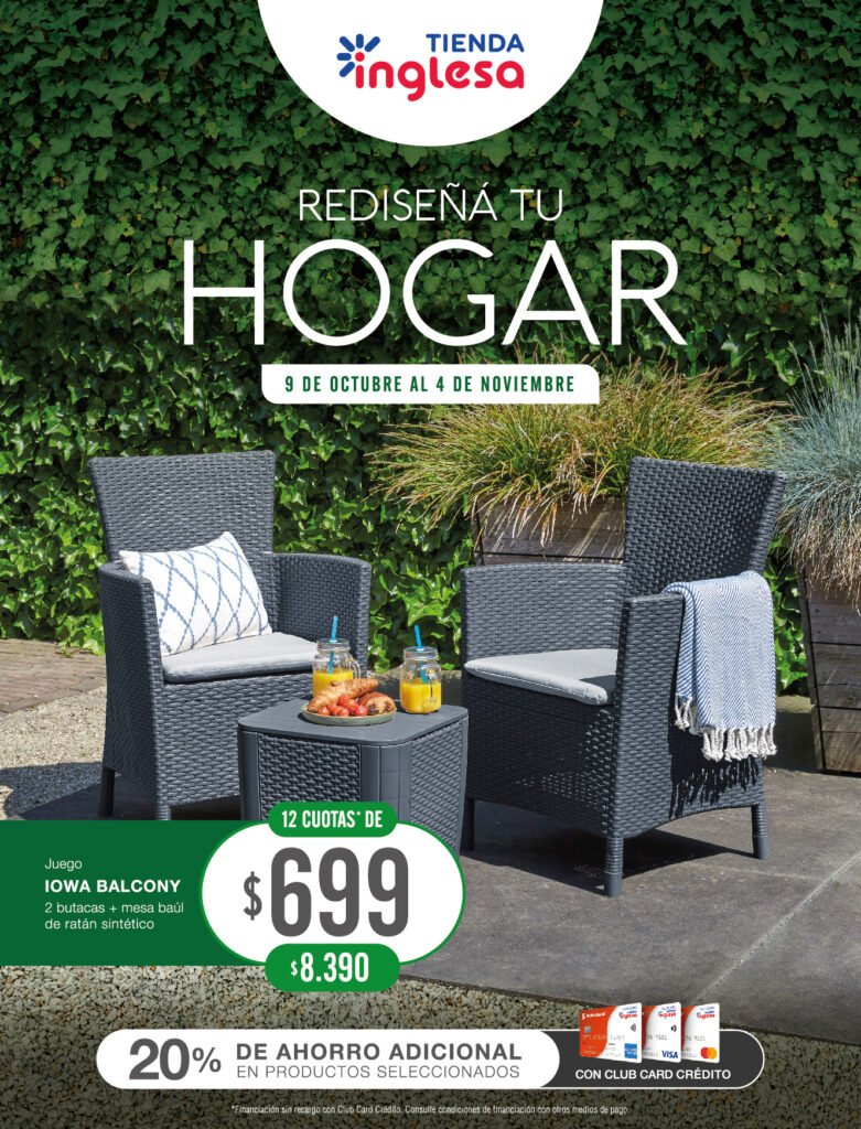 Tienda Inglesa invita a renovar el hogar con promociones únicas
