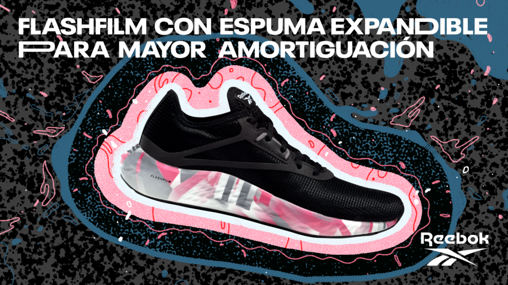 REEBOK SIGUE PISANDO FUERTE: LANZA LAS ZAPATILLAS FLASHFILM, DISEÑADAS PARA REDESCUBRIR EL CONFORT