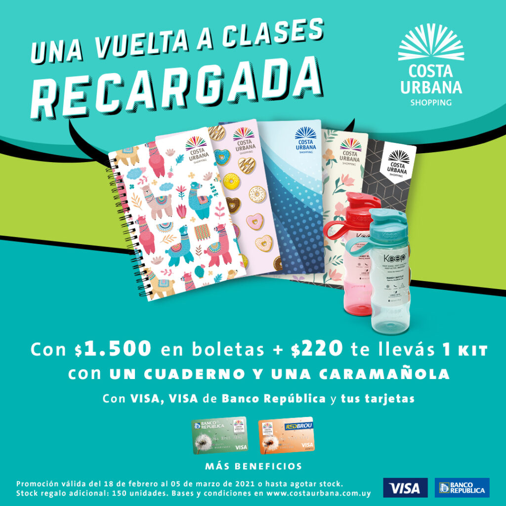 Costa Urbana Shopping prepara la vuelta a clases con promociones y descuentos