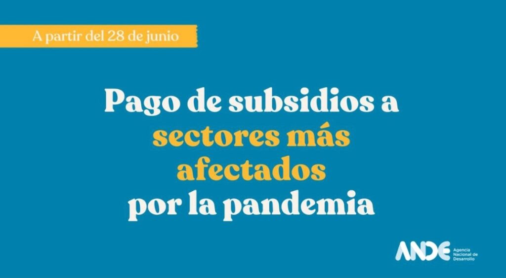 El próximo lunes estará disponible la segunda partida de $ 7.305 del subsidio para los sectores más afectados por la pandemia