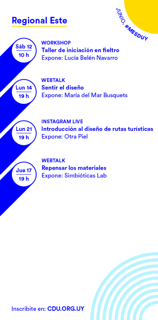 Mes DUy | Mirá la agenda de Regional Este 😉