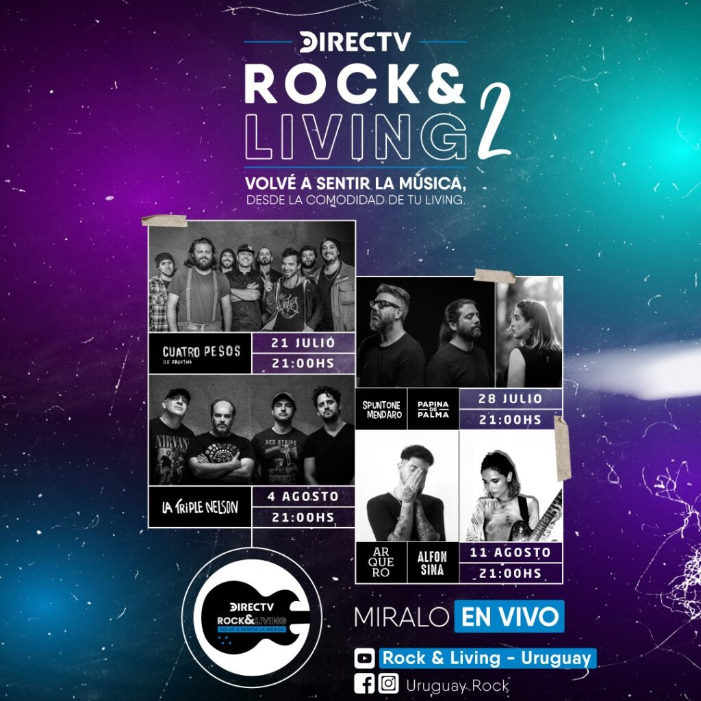 DIRECTV apoya la música nacional impulsando la segunda edición del Rock & Living