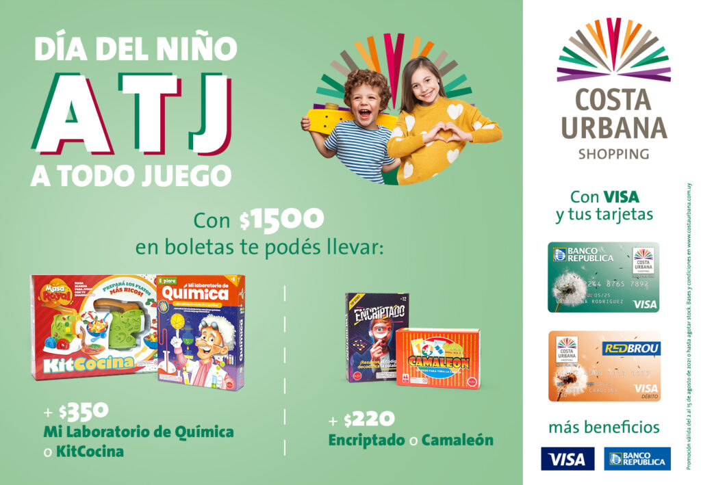 El Día del Niño es más divertido en Costa Urbana Shopping