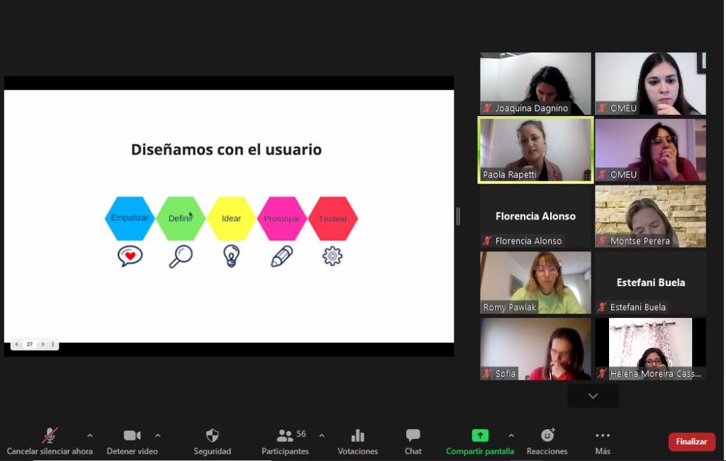OMEU incorporó la formación en perspectiva de género al programa “Más Emprendedoras”