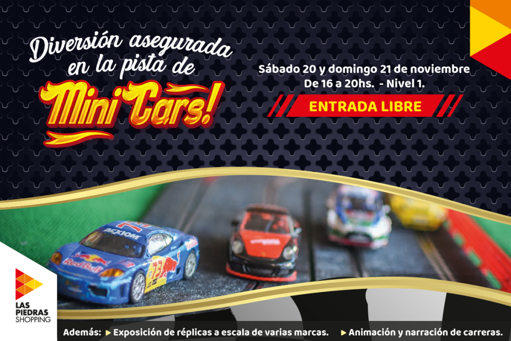 Vuelve la Pista de Mini Cars gigante a Las Piedras Shopping