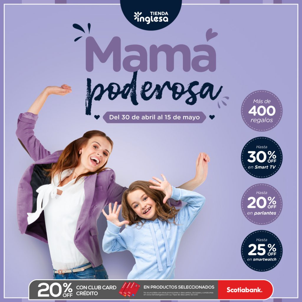 Tienda Inglesa propone más de 400 opciones para regalar este Día de la Madre