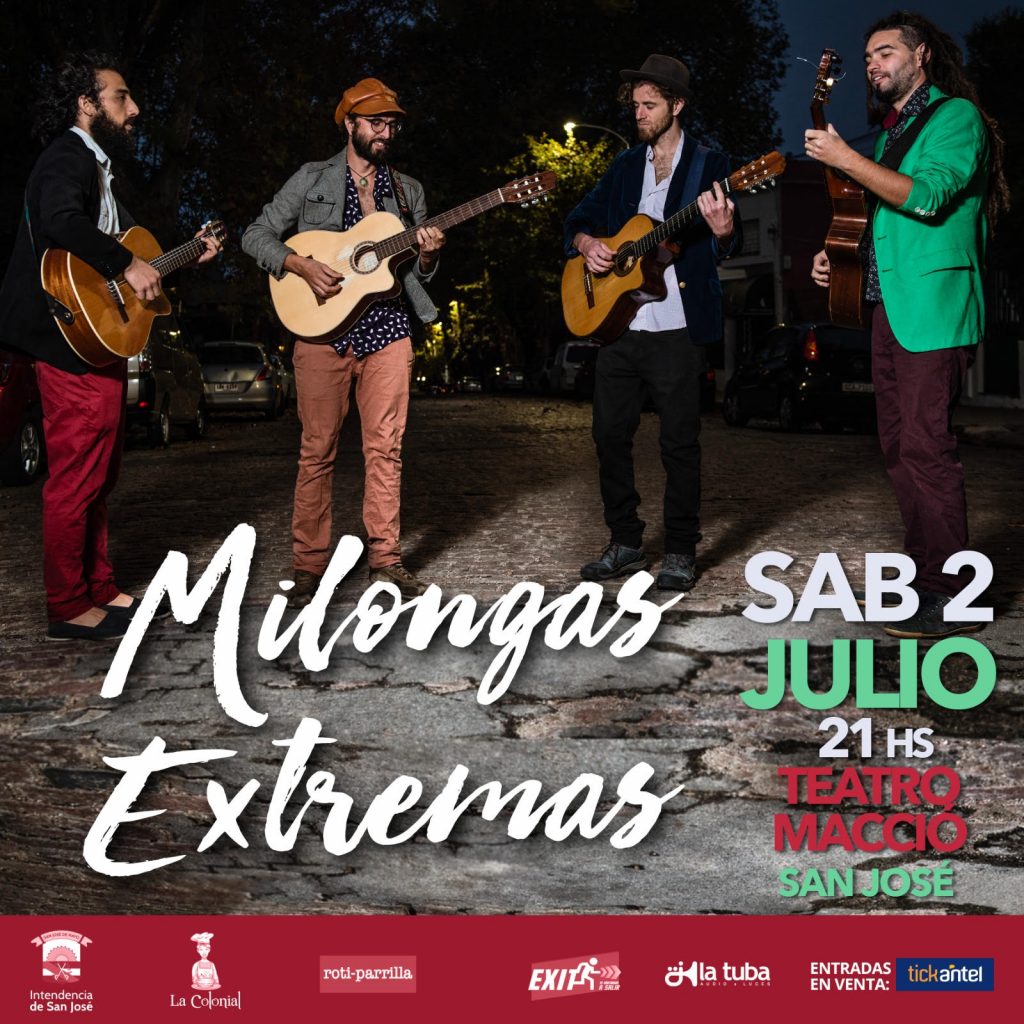 Milongas Extremas se presentará en Canelones y San José en el marco de su «Mini Gira Extrema»