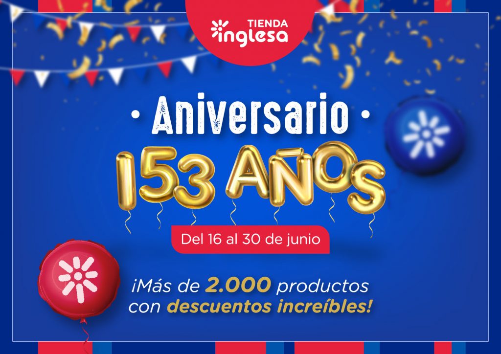 Tienda Inglesa cierra el mes de festejo de su aniversario con promociones y descuentos