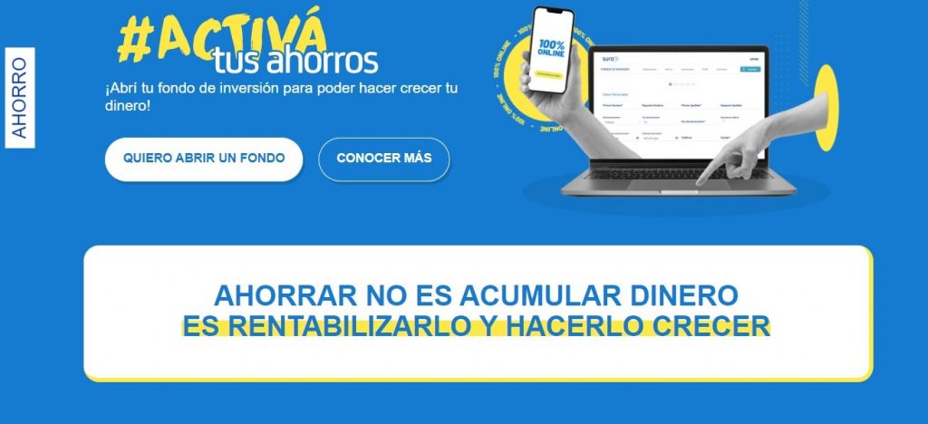 SURA facilita la apertura de fondos de inversión online