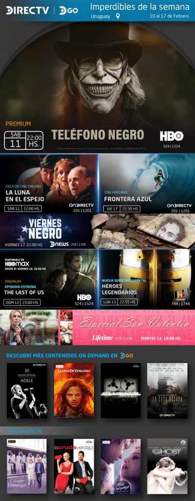 Películas, series, documentales y conciertos para ver en DGO