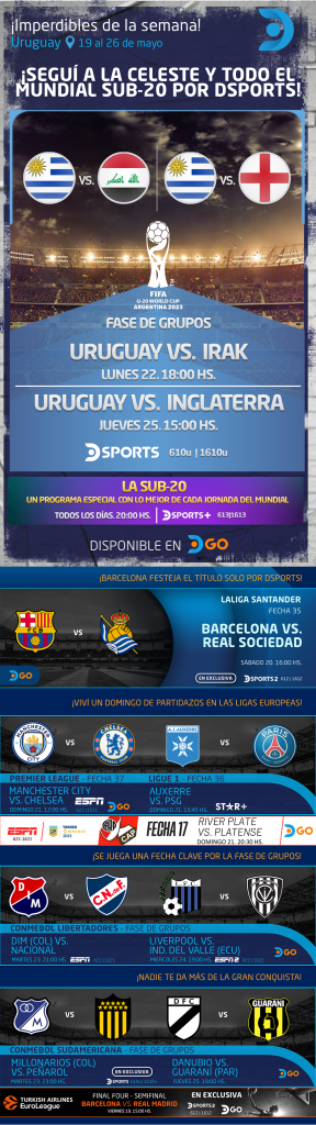 Imperdibles deportes y entretenimientos DIRECTV