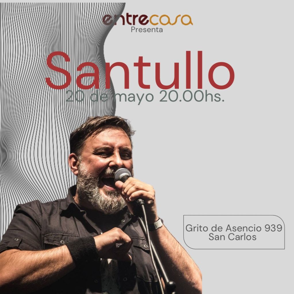 Santullo se presenta en EntreCasa de San Carlos en su versión más electrónica