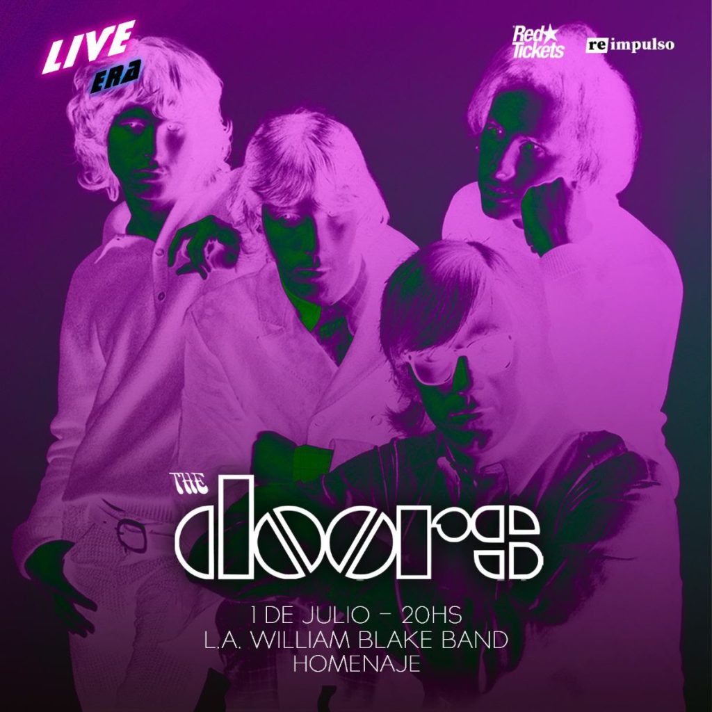 Tributo a The Doors ! 1° Julio, Live Era !