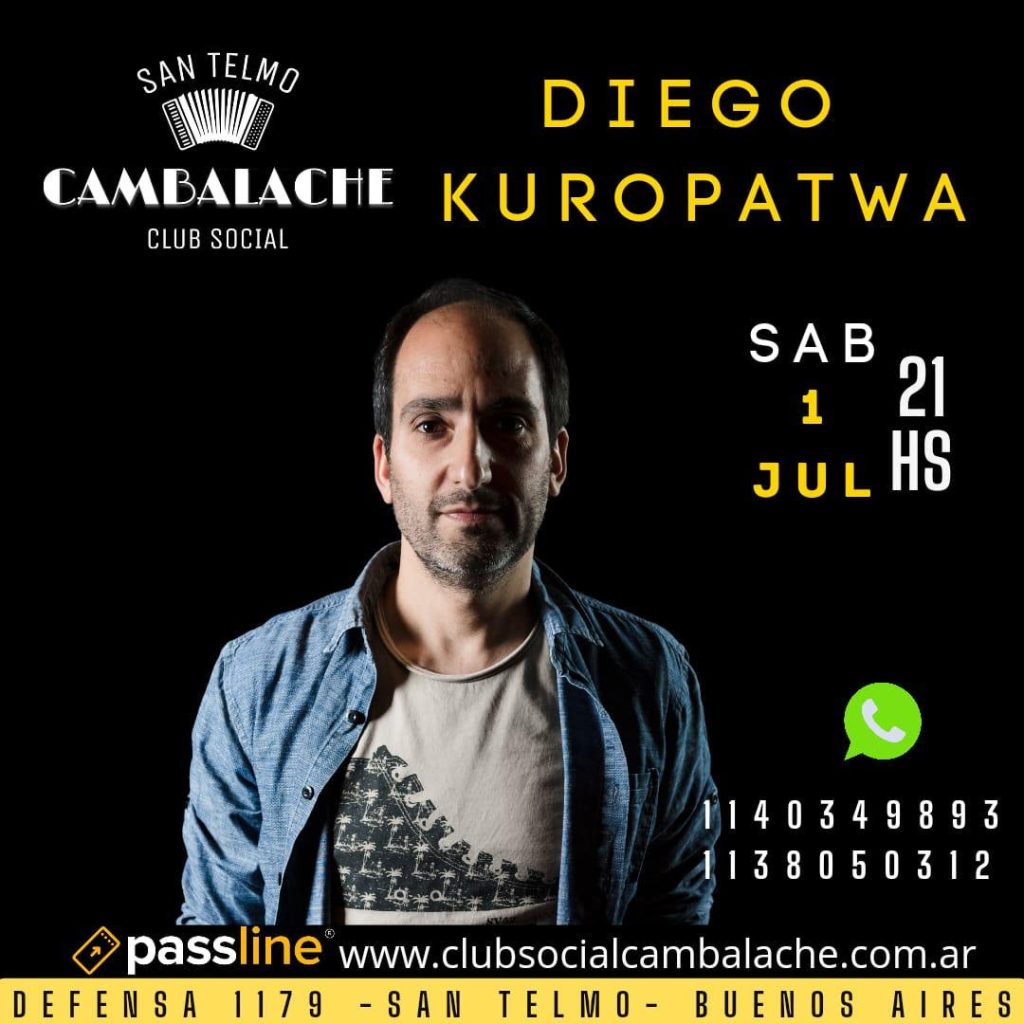 Diego Kuropa presenta ¨EL LUGAR¨ en Buenos Aires