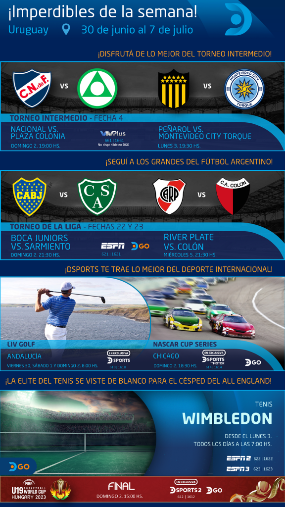 Imperdibles de la semana