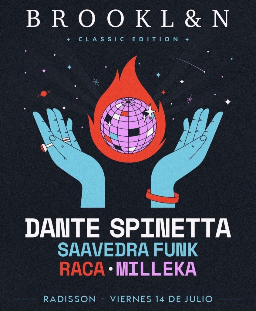 BROOKL&N presenta a Dante Spinetta con su funky latin nation tour 2023