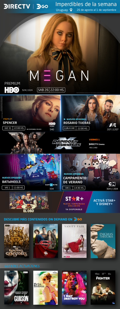 Imperdibles Entretenimientos en Directv