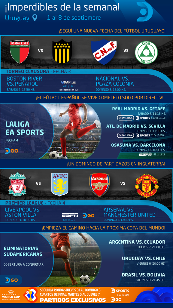 Imperdibles de Deportes – en Directv