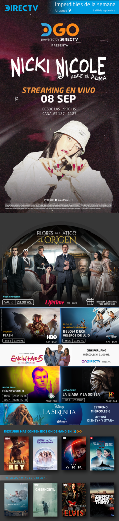 Imperdibles de Espectáculos- Directv