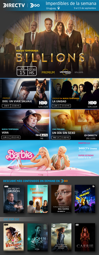 Imperdibles de Espectáculos – Directv