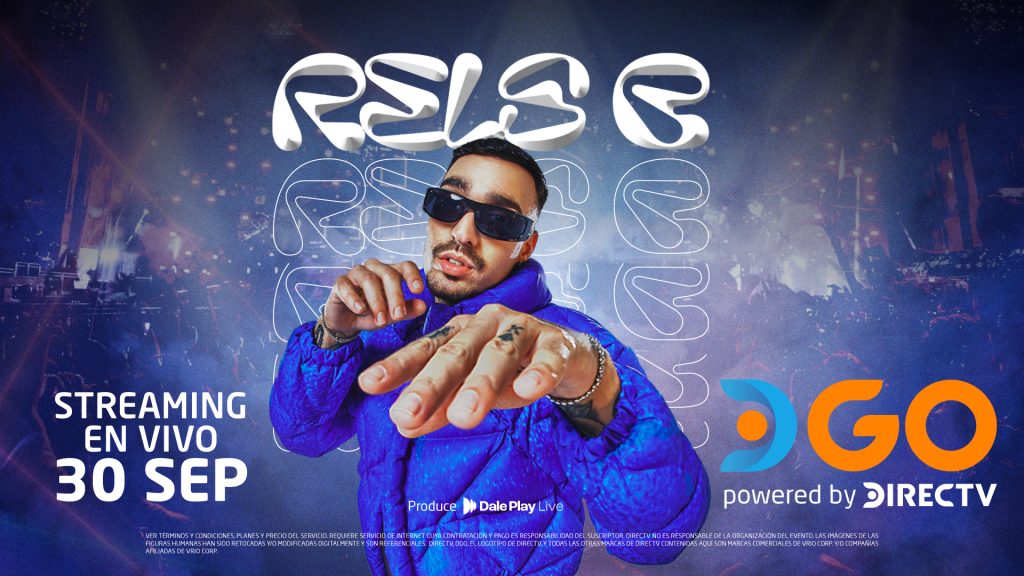 DIRECTV Y DGO PRESENTAN EL SHOW DE RELS B Y CONVOCAN  A FANS PARA ESTAR CON SU ÍDOLO
