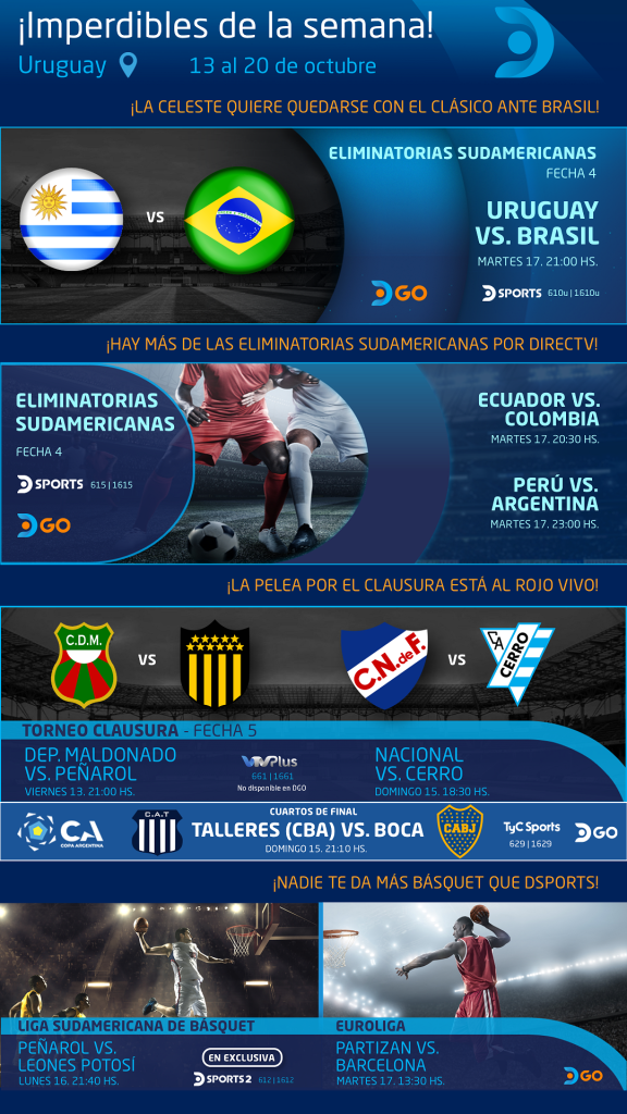 Deportes IMPERDIBLES DIRECTV