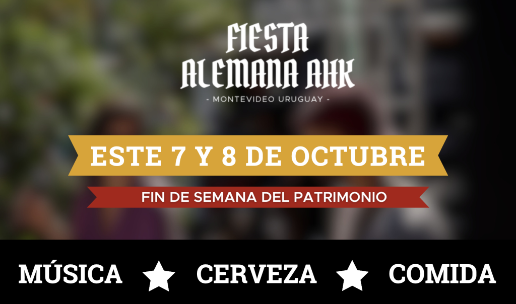Fiesta Alemana 🥨 7 y 8 de octubre