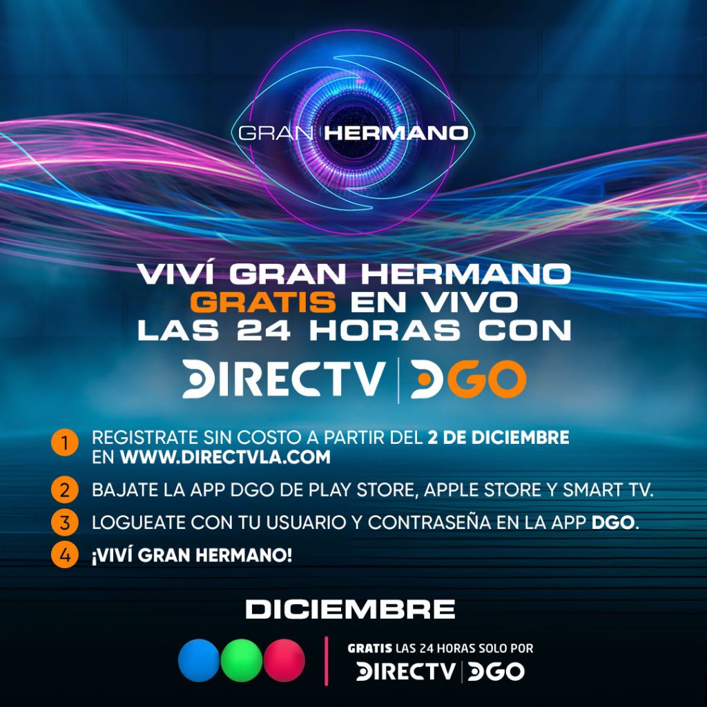 TELEFE Y DIRECTV FIRMAN ACUERDO ESTRATÉGICO PARA LA NUEVA EDICIÓN DE  GRAN HERMANO