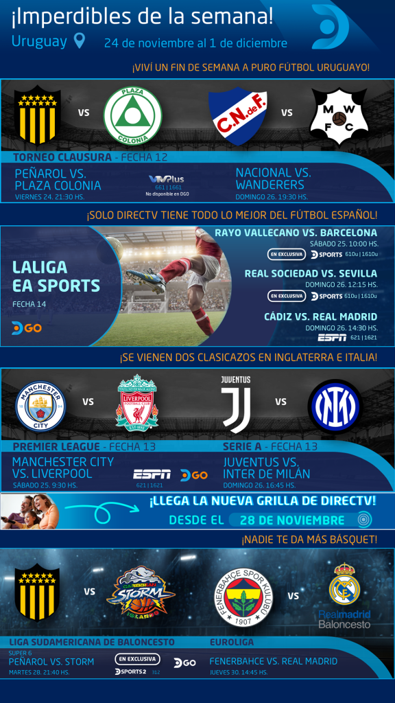 Imperdibles DIRECTV Deportes
