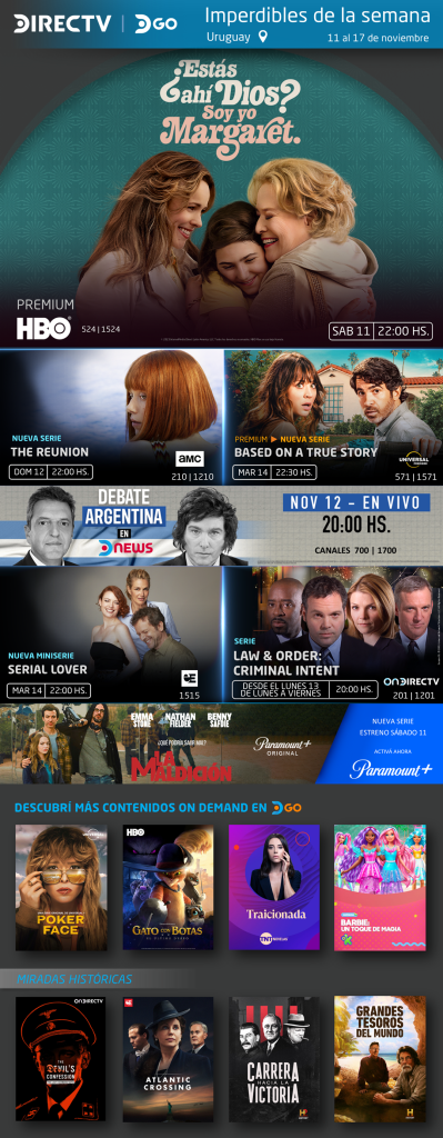 Imperdibles Espectáculos DIRECTV
