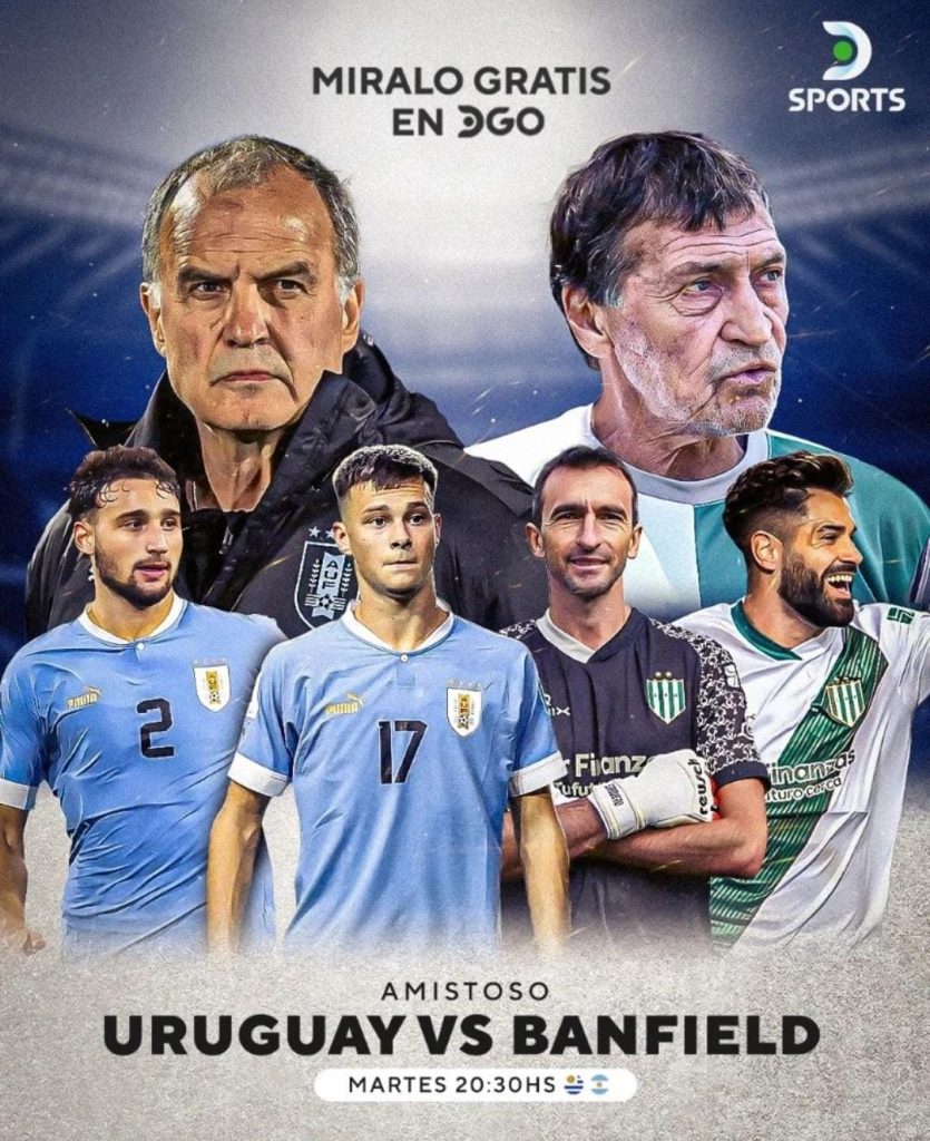 DIRECTV abre DGO para el partido amistoso  Uruguay Sub-23 – Banfield