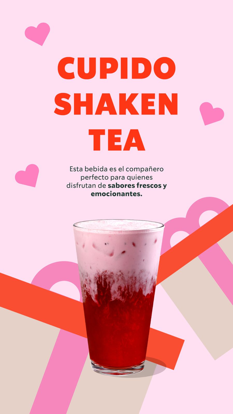 Cupido está en el aire con las nuevas bebidas de San Valentín