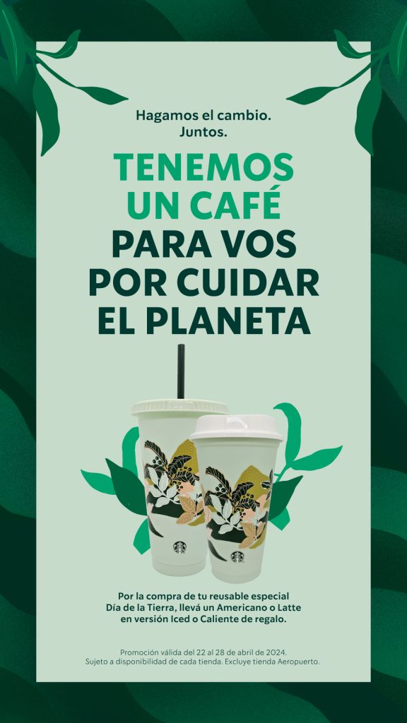 Starbucks promueve cambios de hábitos para impactar positivamente al planeta