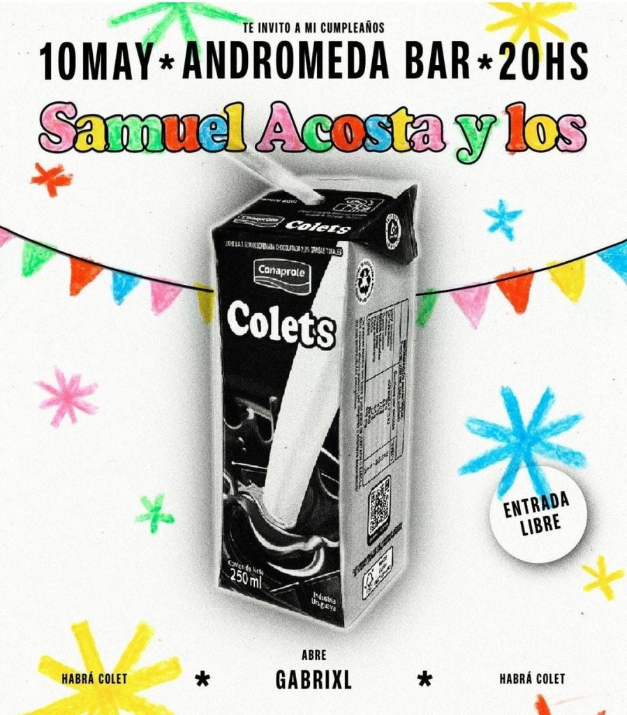 Samuel Acosta y los Colets en Andromeda Bar
