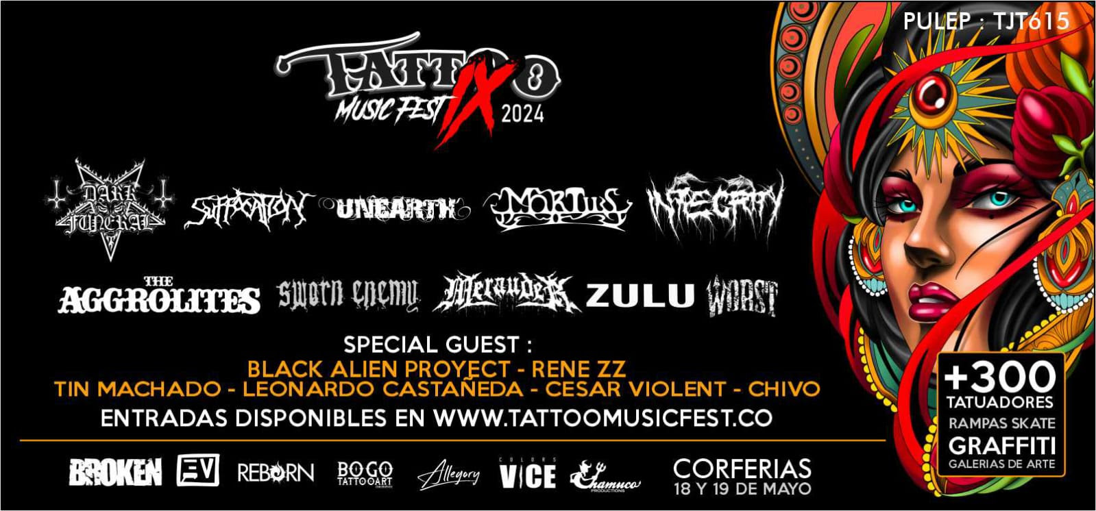 Tattoo Music Fest celebra su novena edición