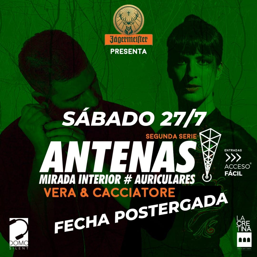 Antenas – Cacciatore y VeRa en La Cretina