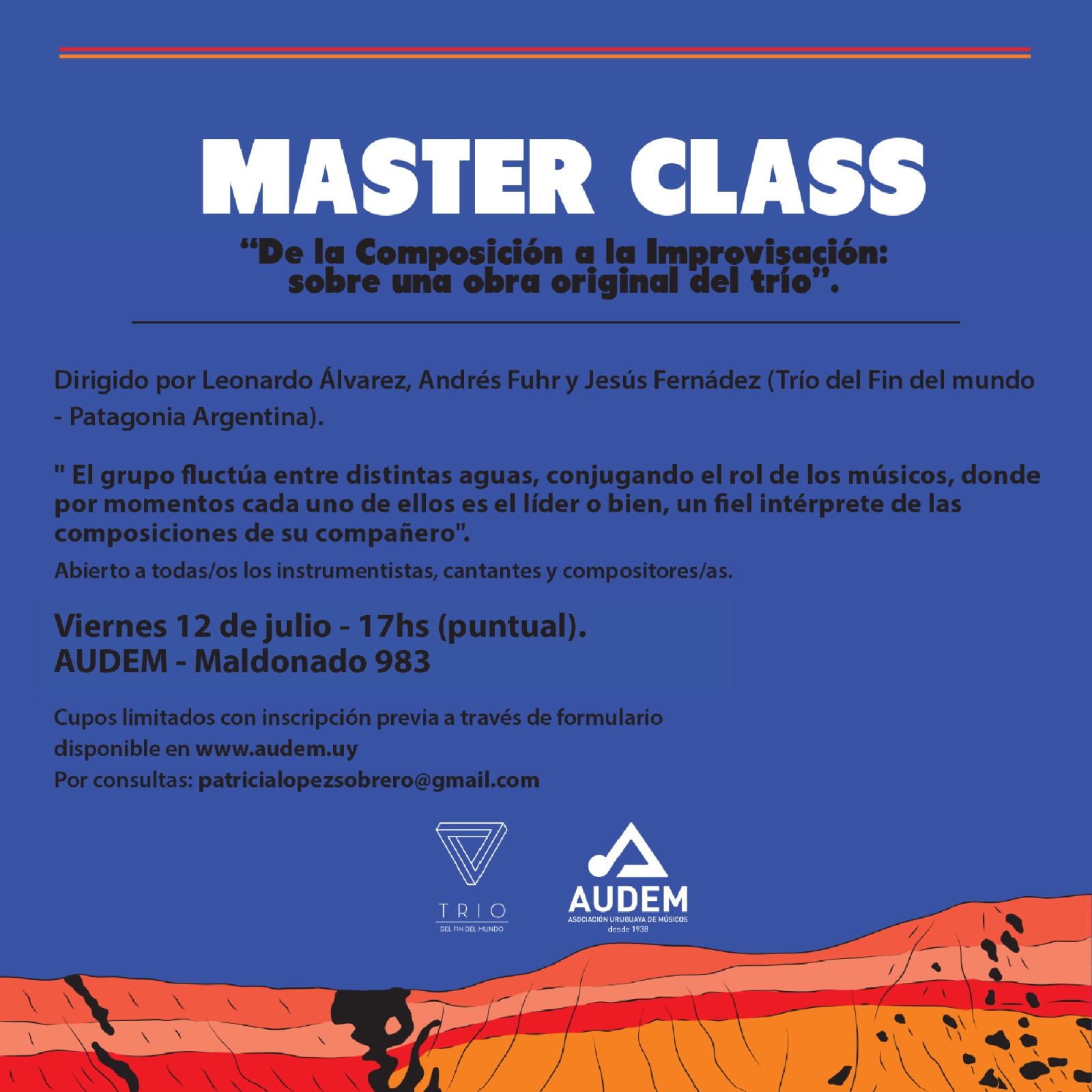 Master Class “De la Composición a la Improvisación: sobre una obra original del trío”