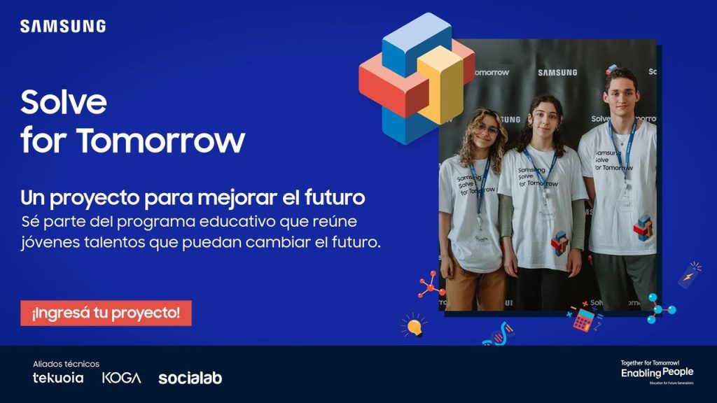 Tu idea para un futuro mejor: comienza la 11° edición de Solve for Tomorrow, el programa de Samsung que inspira a la próxima generación