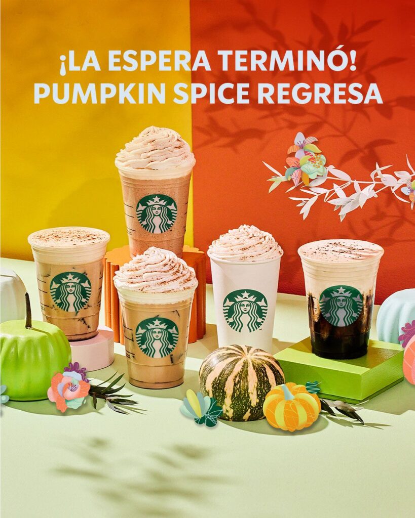 Starbucks trae de regreso el esperado Pumpkin Spice y sorprende con nuevos sabores