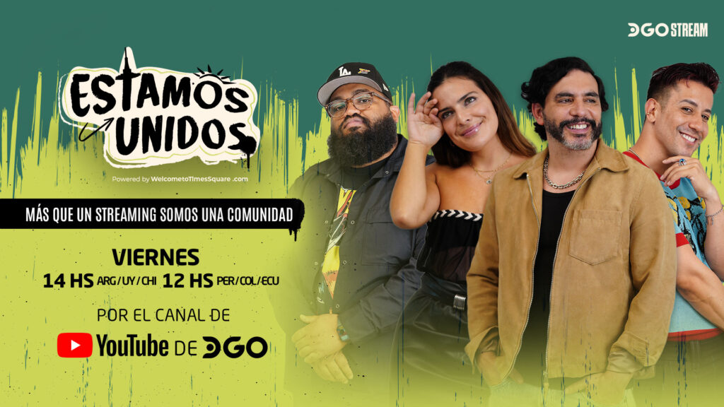 DGO Stream presenta «Estamos Unidos», un nuevo programa en vivo desde Nueva York