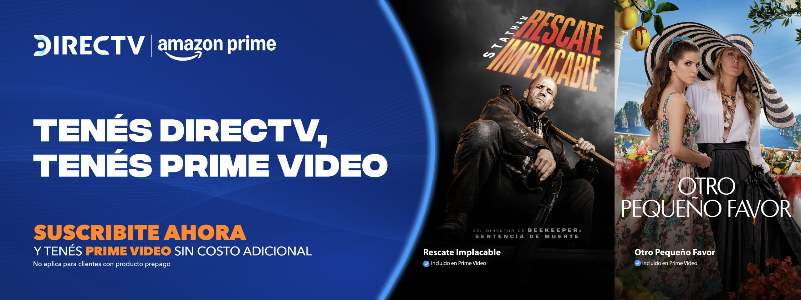 Los clientes de DIRECTV satelital en Uruguay ahora tienen acceso sin costo adicional a Amazon Prime Video