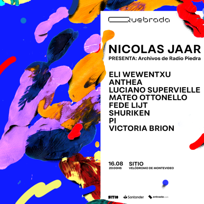 QUEBRADA llega al Velódromo de Montevideo junto a NICOLAS JAAR