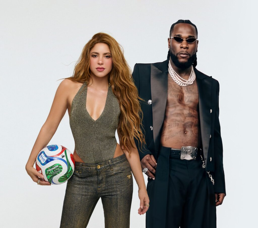 SHAKIRA Y BURNA BOYLANZAN EL VIDEOCLIP DE“DAI DAI”JUNTO A UN ELENCO ESTELAR DE FUTBOLISTAS